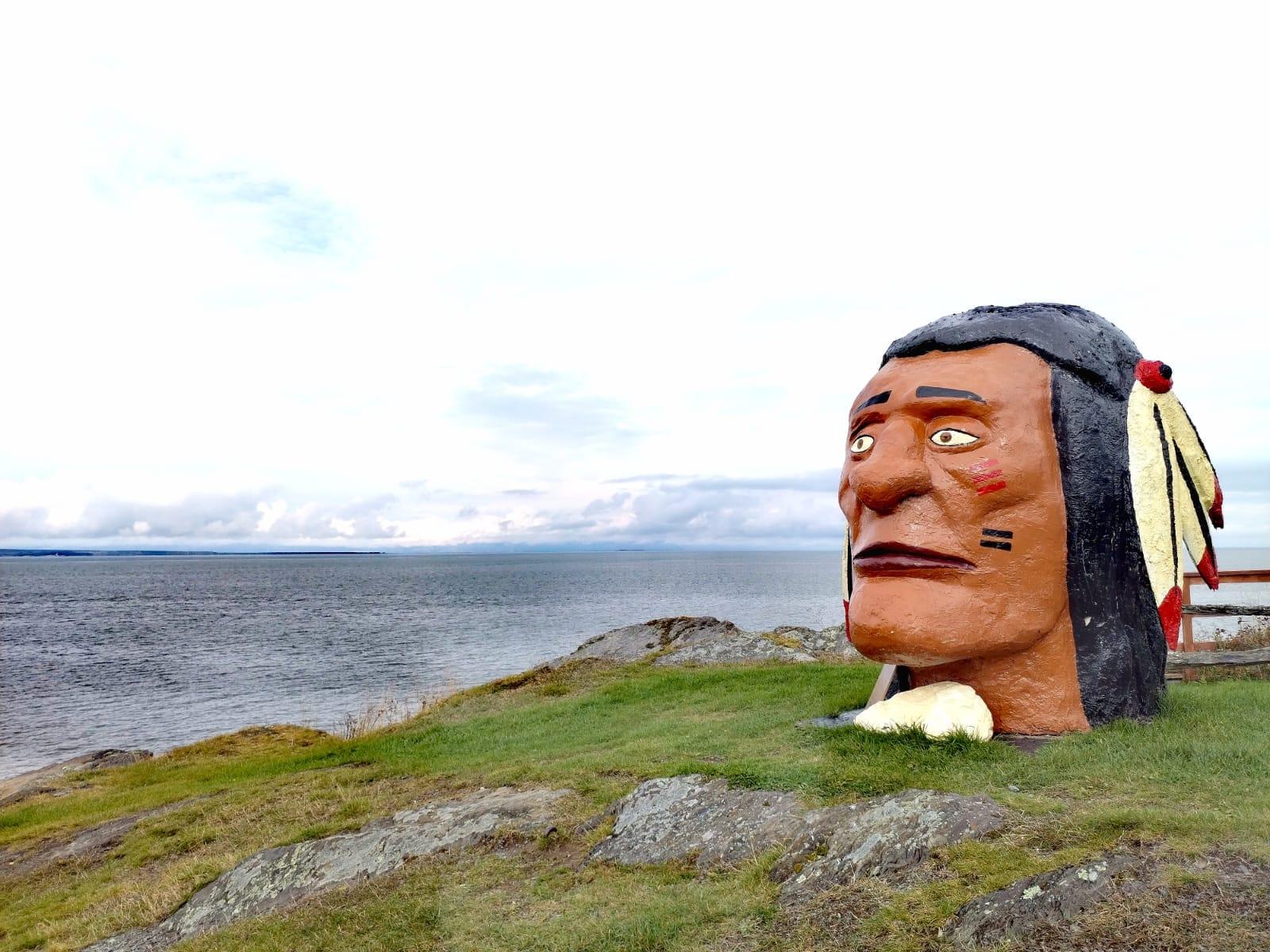 Tête d'indien - Quai de Rivière-du-Loup